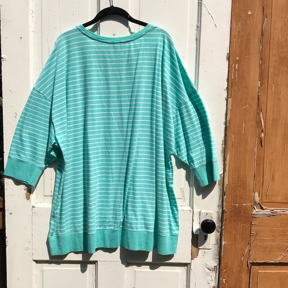 CJ Banks striped top Size 3 X - Picture 4 of 5